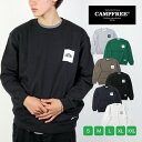 【 送料無料 】 CAMPFREE キャンプフリー スウェットトレーナー メンズ レディース トレーナー スウェット スエット ロゴ 胸プリント 親子 お揃い ...
