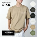 Tシャツ メンズ 半袖 CAMPFREE 5.6oz メ