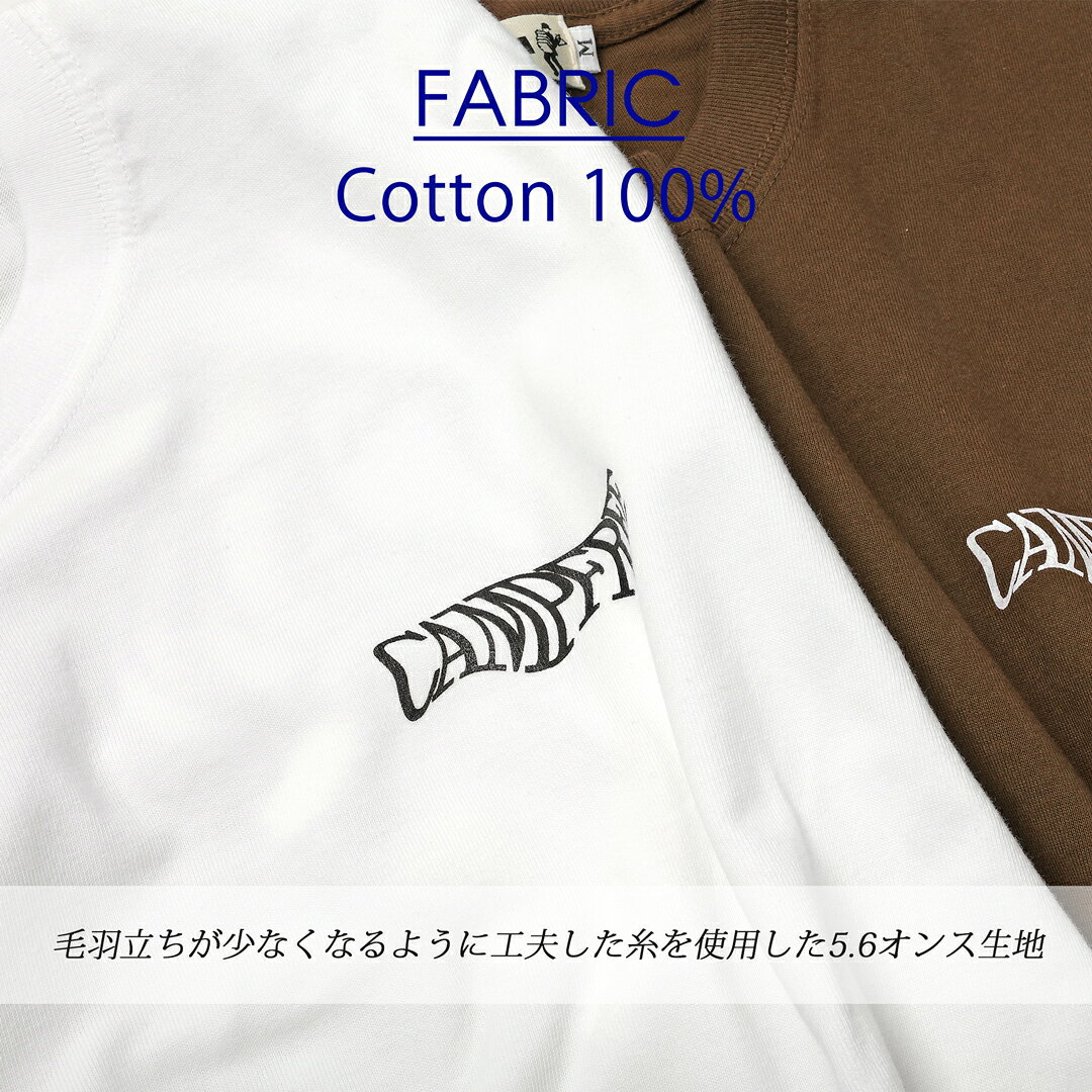 CAMPFREE メンズ Tシャツ 半袖 ロゴtシャツ メンズtシャツ 5.6oz プリント ワンポ...