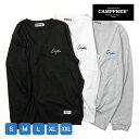 CAMPFREE ロンT 5.6oz ロンティー ロンt メンズ 刺繍 ワンポイント 長袖tシャツ ロングtシャツ ろんT ブランド ロンティ ロンTメンズ 綿...