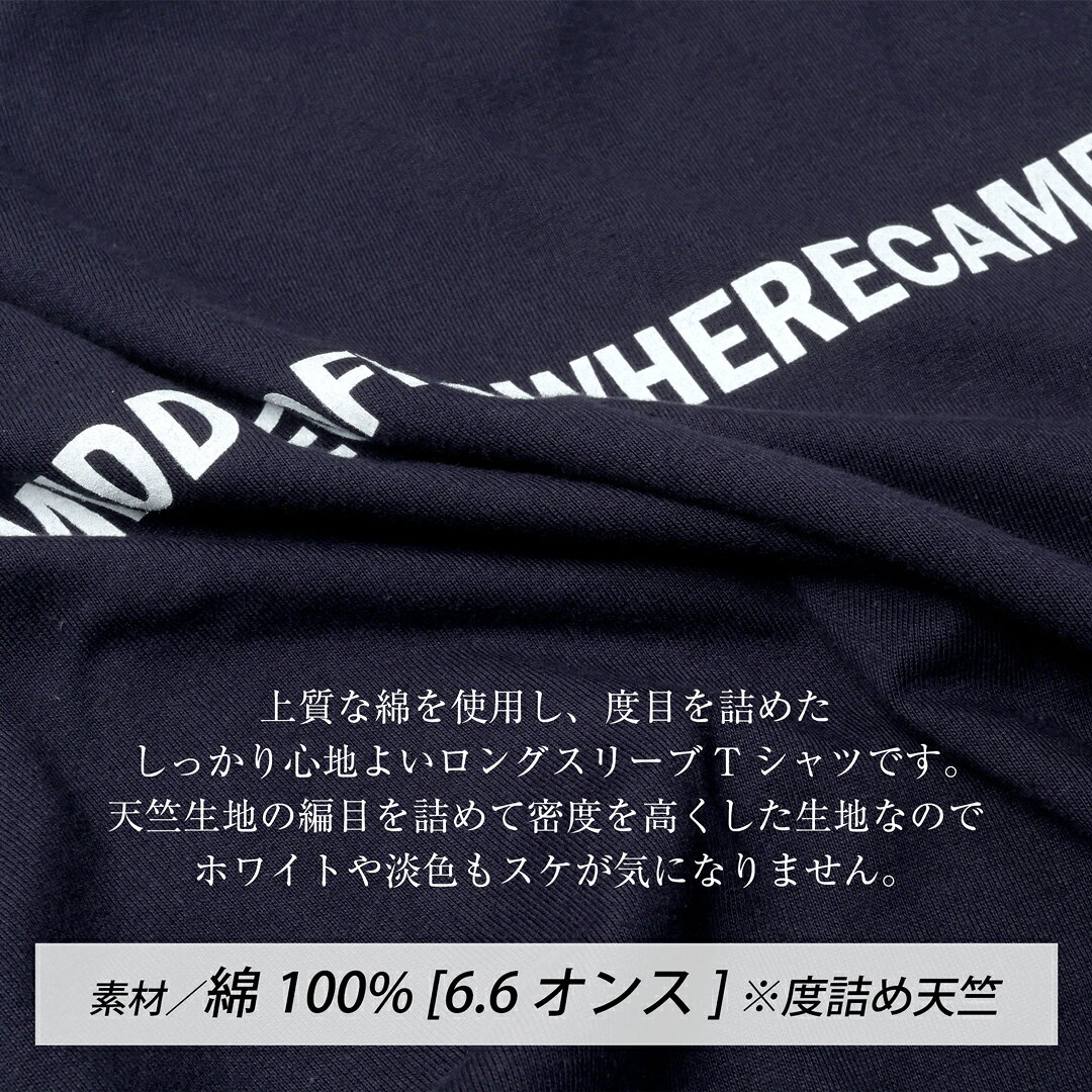CAMPFREE ロンt ロンティー メンズ 長袖 6.6oz ロンT 長袖tシャツ ワンポイント プリント 長袖 ロングスリーブtシャツ ロングtシャツ 長そでtシャツ 長袖ティーシャツ ティーシャツ ロングティーシャツ 大きいサイズ リブ キャンプフリー メール便 送料無料 10889 elpresidente-10007813 MHAstyle エムエイチエースタイル サンプル画像2