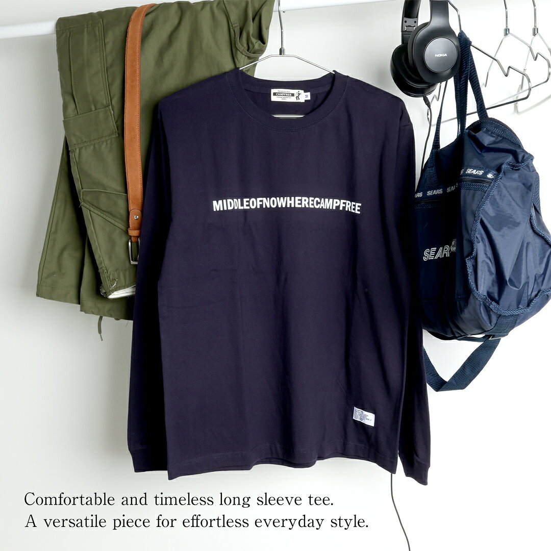 CAMPFREE ロンt ロンティー メンズ 長袖 6.6oz ロンT 長袖tシャツ ワンポイント プリント 長袖 ロングスリーブtシャツ ロングtシャツ 長そでtシャツ 長袖ティーシャツ ティーシャツ ロングティーシャツ 大きいサイズ リブ キャンプフリー メール便 送料無料 10889 elpresidente-10007813 MHAstyle エムエイチエースタイル サンプル画像3