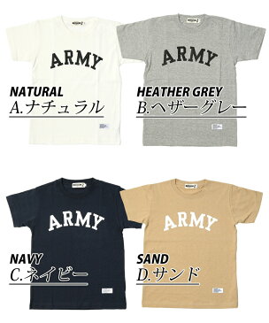 CAMPFREE キャンプフリー プリント Tシャツ 男の子 半袖 子供 キッズ ジュニア 兄弟 お揃い おそろい ペアルック army ペア 綿100% 子供服 ベビー ホワイト ネイビー グレー チャコール 90cm 100cm 110cm 120cm 130cm 140cm 150cm XS 夏【メール便 送料無料】