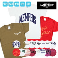 1000円ポッキリCAMPFREE キャンプフリー サンプルライン Tシャツ ジュニア キッズ 半袖 男の子 女の子 家族 兄弟 姉妹 お揃い おそろい ティーシャツ ティシャツ 綿100% 子供服 夏 秋 冬 半そで 白 ホワイト コットンtシャツ ロゴTシャツ バックプリント メール便 送料無料