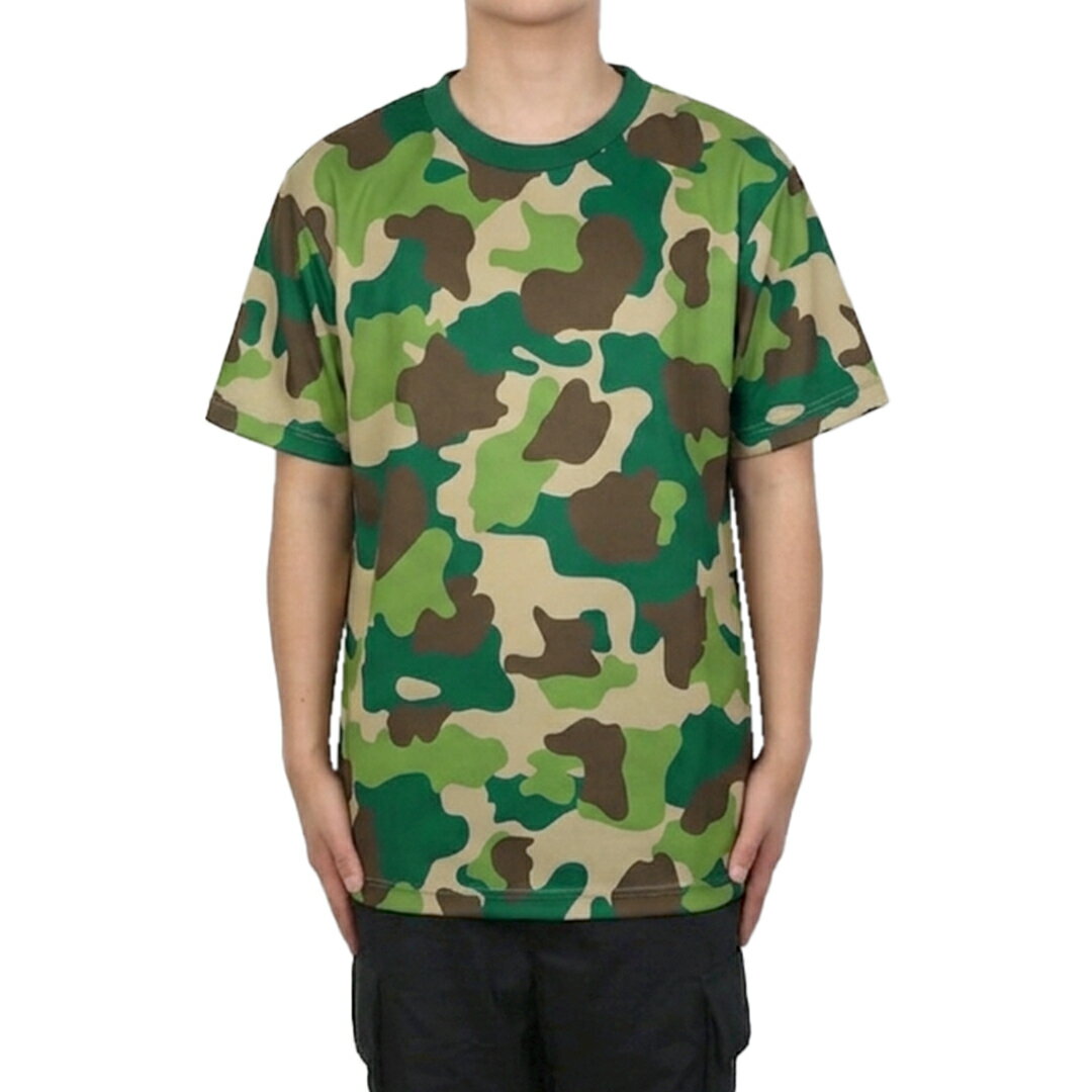 楽天市場】迷彩 tシャツ（カラーグリーン）（メンズファッション）の通販