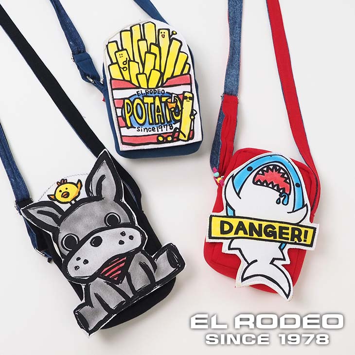 樂天商城 - 送料無料 キャラ ショルダーポーチ ポテト 犬 ワンちゃん フレンチブルドッグ フレブル サメ bag バッグ カジュアル