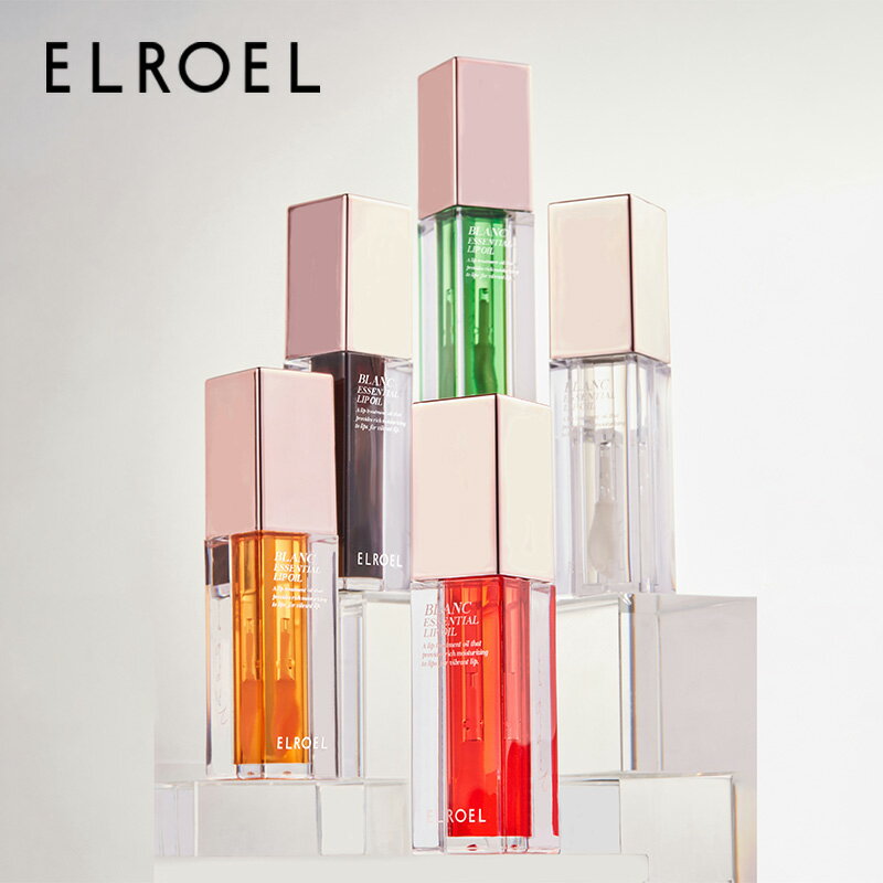 ELROEL エルロエル ブラン エッセンシャル リップ オイル 4.5ml x 5color set セット リップオイル BLANC ESSENTIAL LIP OIL リップ 口紅 ティント グロウ リップバーム リップスティック 韓国コスメ 韓国メイク ツヤ ボリューム グロス 2