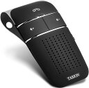 車載 ワイヤレススピーカー TAXION【ハンズフリースピーカー 業務用対応 プロ仕様 Bluetooth 4.1 日本語アナウンス エアコン吹き出し口用ホルダー付き 高音質 スピーカー 内蔵 車 自動電源ON OFF機能 車内通話】 【本体 1年保証 】 THF-04