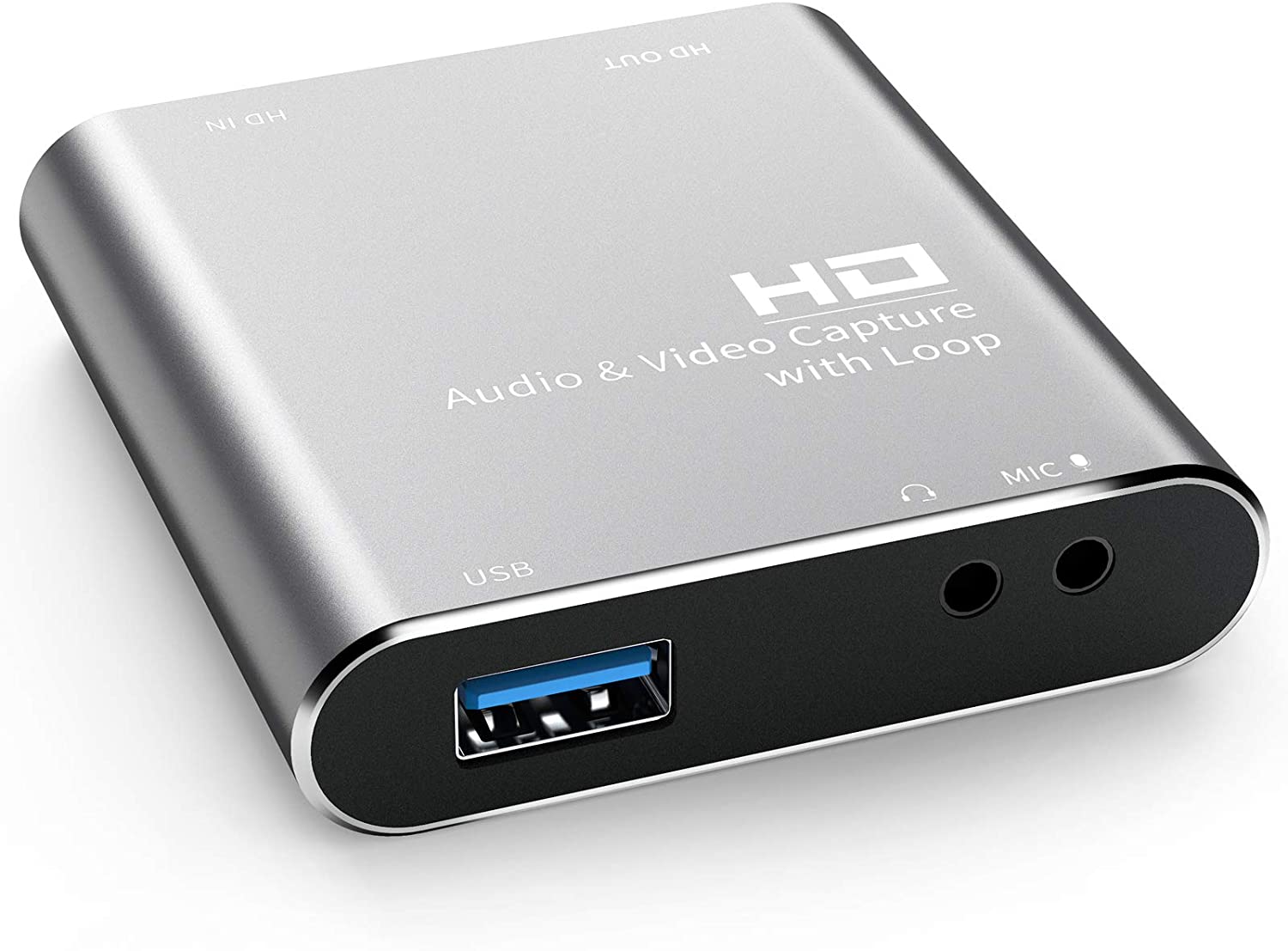 Chilison HDMI キャプチャーボード USB3.0 ゲームキャプチャー 1080p60HZ ビデオキャプチャ hdmiキャプチャー ゲーム実況 switch/PS4/Xbox One/Wii U対応 小型軽量 電源不要 Windows/Linux/Mac OS X ゲーム配信 テレワーク Web会議