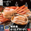 【訳あり】越前産 茹で紅ズワイガニ姿1杯(600ӏ...