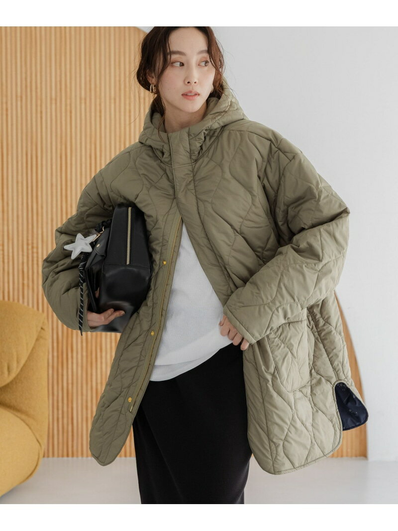 キルティングフードブルゾン/579...