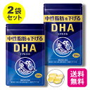 5/4頃発送予定【送料無料 2袋セット】【機能性表示食品】 中性脂肪を下げるDHA 124粒【日本製】 中性脂肪 下げる 低下させる 血中中性脂肪 気になる D...