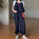 【即納】Gather cami with Wide pants セットアップ