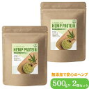 ＼楽天6冠 高評価★4.89／ヘンププロテイン ヘンプパウダー 500g 2個セット 1kg カナダ産 無添加 食物繊維 自然栽培 …