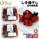 【楽天1位】 竹内農園 しそ梅干し 500g×2個 1kg 特別栽培梅使用 紀州南高梅 しそ梅干 梅干し 昔ながらのすっぱい梅干し 1キロ しそ シソ 紫蘇 着...