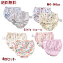 ショーツ 女の子 女児 女子 キッズ 子供 グッズ 人気 子供ショーツ 子供パンツ かわいい オシャレ 下着 肌着 4枚組 100cm 110cm 120cm ...