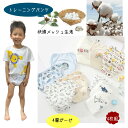 トレーニングパンツ 6層 おねしょ パンツ ガーゼ 防水層付き おねしょ対策 通気性 トイトレ トレパン 布おむつ 4枚組 4枚セット 男の子 女の子 トイレトレーニング 90CM 100CM 110CM ベビー キッズ