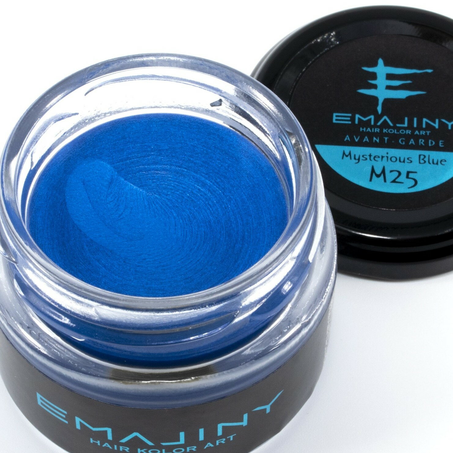 【公式】EMAJINY Mysterious Blue M25 エマジニーミステリアスブルー ヘアカラーワックス 青 36g【日本製】【無香料…