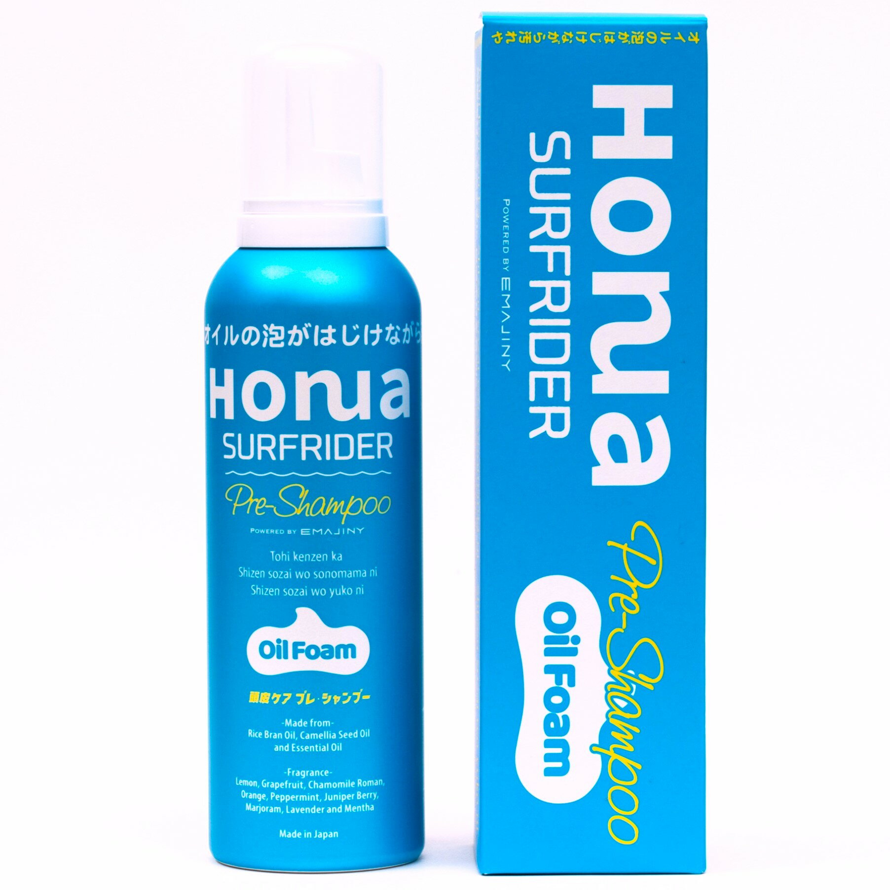 HONUA surfrider 頭皮ケア プレシャンプー オイルの泡がはじけながら汚れや皮脂を浮き上がらせて洗浄し、頭皮の健全化を助けます。 週..