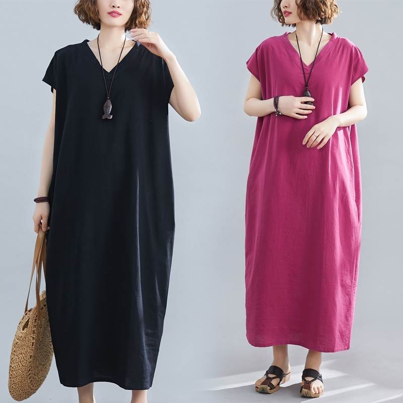 ワンピース 膝下 ミモレ ミモレ丈 ロング ロング丈 袖あり 半袖 フレンチスリーブ Vネック 0 かわいい 大人可愛い きれいめ シンプル カジュアル 大人 お洒落 大人可愛い 大人女子 こなれ感 ラフ ルーズ 抜け感 美容師 メイクアップアーティスト ネイリスト