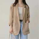アウター ジャケット 袖あり 長袖 襟付き 大人可愛い シンプル 大人 上品 おしゃれ お洒落 かっこいい 大人可愛い 大人女子 こなれ感 ラフ マニッシュ ボーイッシュ フォーマル 美容師 メイクアップアーティスト ネイリスト アパレルスタッフ 美容部員 エステティシャン