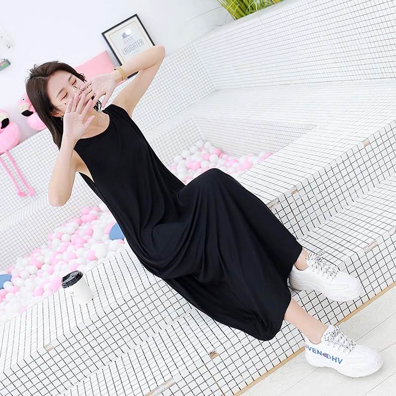Rakuten - ワンピース 膝下 ロング ロング丈 マキシ マキシ丈 袖なし ノースリーブ Uネック ラウンドネック セミフレア バックリボン バックシャン バックコンシャス 大人可愛い きれいめ シンプル 大人 おしゃれ お洒落 大人可愛い 大人女子 こなれ感 ラフ 抜け感