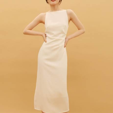 乐天商城 - ワンピース ロング丈 ノースリーブ Uネック スリム ストレート Iライン シースルー 大人可愛い きれいめ シンプル カジュアル 上品 おしゃれ かっこいい レトロ ラフ 主役級 無地 夏 10代 20代 30代 40代 レディース 学生 デート お出かけ 女子会 休日 イベント 旅行