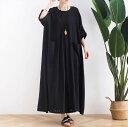 ワンピース Aライン ロング丈 ワイド 7分袖 ラウンドネック ポケット 透け感 チェック ロールアップ 大人可愛い カジュアル ラフ 夏 10代 20代 30代 40代 レディース ママ 学生 通学 お出かけ 体型カバー ゆる 楽ちん インスタ映え 美容師 メイクアップアーティスト