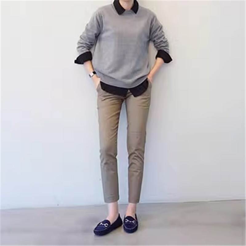 Rakuten - パンツ ストレートパンツ 9分丈 ストレート かわいい 大人可愛い きれいめ シンプル カジュアル 大人 上品 おしゃれ お洒落 かっこいい 大人女子 こなれ感 ボーイッシュ スポーティー キュート ガーリー ルーズ 個性的 クール モード系 エレガント 主役級 存在感 甘い 無地