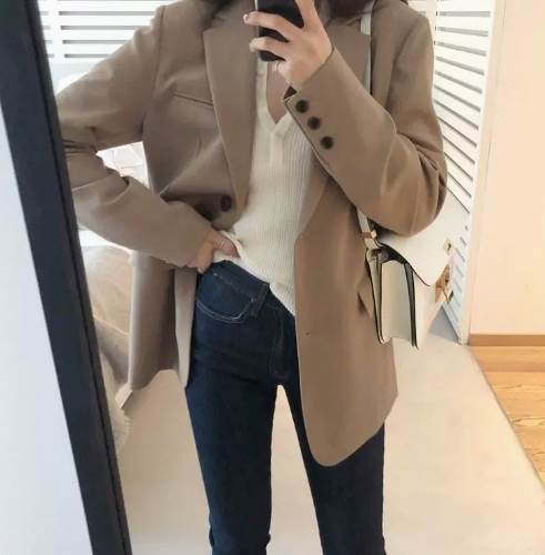 Rakuten - アウター ジャケット 長袖 襟付き スリム ストレート 大人可愛い きれいめ シンプル 上品 おしゃれ かっこいい クール 主役級 存在感 フォーマル 無地 オールシーズン 入学式 入園式 卒業式 卒園式 謝恩会 二次会 10代 20代 30代 40代 レディース 学生 デート お出かけ 休日