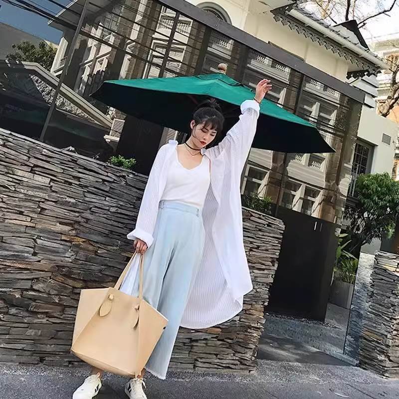 Rakuten - アウター シャツ 白シャツ ロングシャツ 膝丈 ひざ丈 膝下 袖あり 長袖 襟付き 大人可愛い シンプル カジュアル 大人 おしゃれ お洒落 かっこいい 大人可愛い 大人女子 こなれ感 ラフ クール モード系 抜け感 美容師 ネイリスト アパレルスタッフ 美容部員