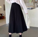 スカート プリーツスカート ミモレ ミモレ丈 プリーツ ウエストゴム かわいい 大人可愛い シンプル 美容師 メイクアップアーティスト ネイリスト アパレルスタッフ 美容部員 エステティシャン コーディネーター 通訳 事務職 総合職 システムエンジニア マーケター