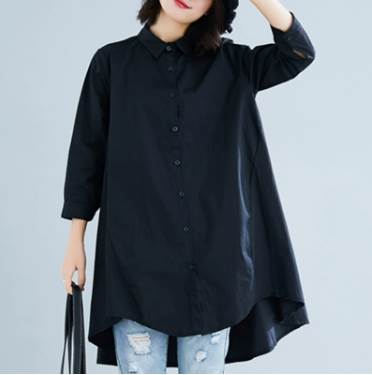 Rakuten - トップス シャツ 白シャツ 袖あり 長袖 襟付き ワイド 大人可愛い きれいめ シンプル カジュアル 上品 おしゃれ かっこいい ラフ メンズライク ボーイッシュ クール 無地 春 秋 10代 20代 30代 40代 50代 レディース ママ デート お出かけ 公園デビュー お泊まり 休日