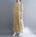 チャイナ風ワンピース 半袖 大襟 Iライン ストレート スリム 花柄 アオザイ風 かわいい 大人可愛い きれいめ シンプル カジュアル 大人 上品 おしゃれ お洒落 大人女子 こなれ感 個性的 主役級 存在感 美容師 メイクアップアーティスト ネイリスト