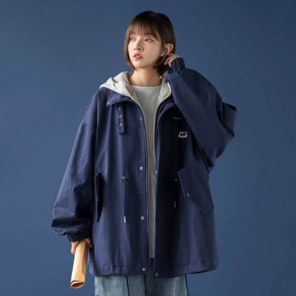Rakuten - アウター 上着 ショート丈 長袖 ブルゾン フード 大人可愛い きれいめ シンプル カジュアル 大人 上品 おしゃれ お洒落 大人女子 こなれ感 個性的 主役級 存在感 10代 20代 30代 レディース OL デート お出かけ 女子会 休日 旅行 ショッピング 着回し 普段使い ファッション