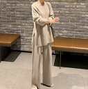 トップス ボトムス パンツ ニットソー セーター ワイドパンツ 長袖 かわいい 大人可愛い きれいめ シンプル カジュアル 大人 上品 おしゃれ お洒落 大人女子 こなれ感 個性的 主役級 存在感 美容師 メイクアップアーティスト ネイリスト アパレルスタッフ 美容部員