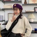 トップス ニットソー セーター ショート丈 長袖 タートルネック かわいい 大人可愛い きれいめ シンプル カジュアル 大人 上品 おしゃれ お洒落 大人女子 こなれ感 個性的 主役級 存在感 美容師 メイクアップアーティスト ネイリスト アパレルスタッフ 美容部員