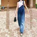 【ファッションザセール お得なクーポン発行中】ボトムス パンツ ワンショルダー オールインワン サロペット デニムパンツ アシンメトリー かわいい 大人可愛い きれいめ シンプル カジュアル かっこいい 大人 上品 おしゃれ お洒落 大人女子 こなれ感