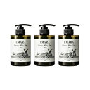 EMARA メンズボディーソープ 400ml 3本セット ボディーシャンプー ボディウォッシュ 全身洗浄料 石けん 石鹸 日本製 男性向け ハーブ ブラックペッパーの香り 香りケア アロマ エマラ えまら
