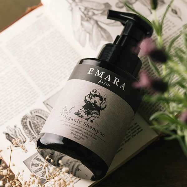 EMARA オーガニックシャンプー 380ml for PETS ペット用シャンプー高保湿 獣医師共同開発 潤い成分 日本製 エマラ えまら