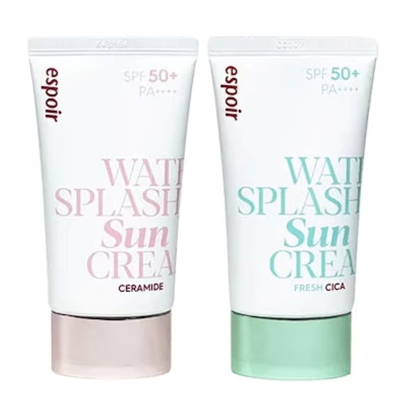 espoir ウォータースプラッシュサンクリーム セラミド / フレッシュシカ 日焼け止め SPF50+ PA++++ WATER SPLASH SUN CREAM　保湿 UVケア 韓国メイク 韓国コスメ 化粧品