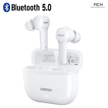 ワイヤレスイヤホン bluetooth イヤホン ブルートゥース イヤホン Bluetooth5.0 イヤホン iphone 自動ペアリング IPX5防水 両耳 片耳 通話 AACコーデック CHOETECH MCH-A046