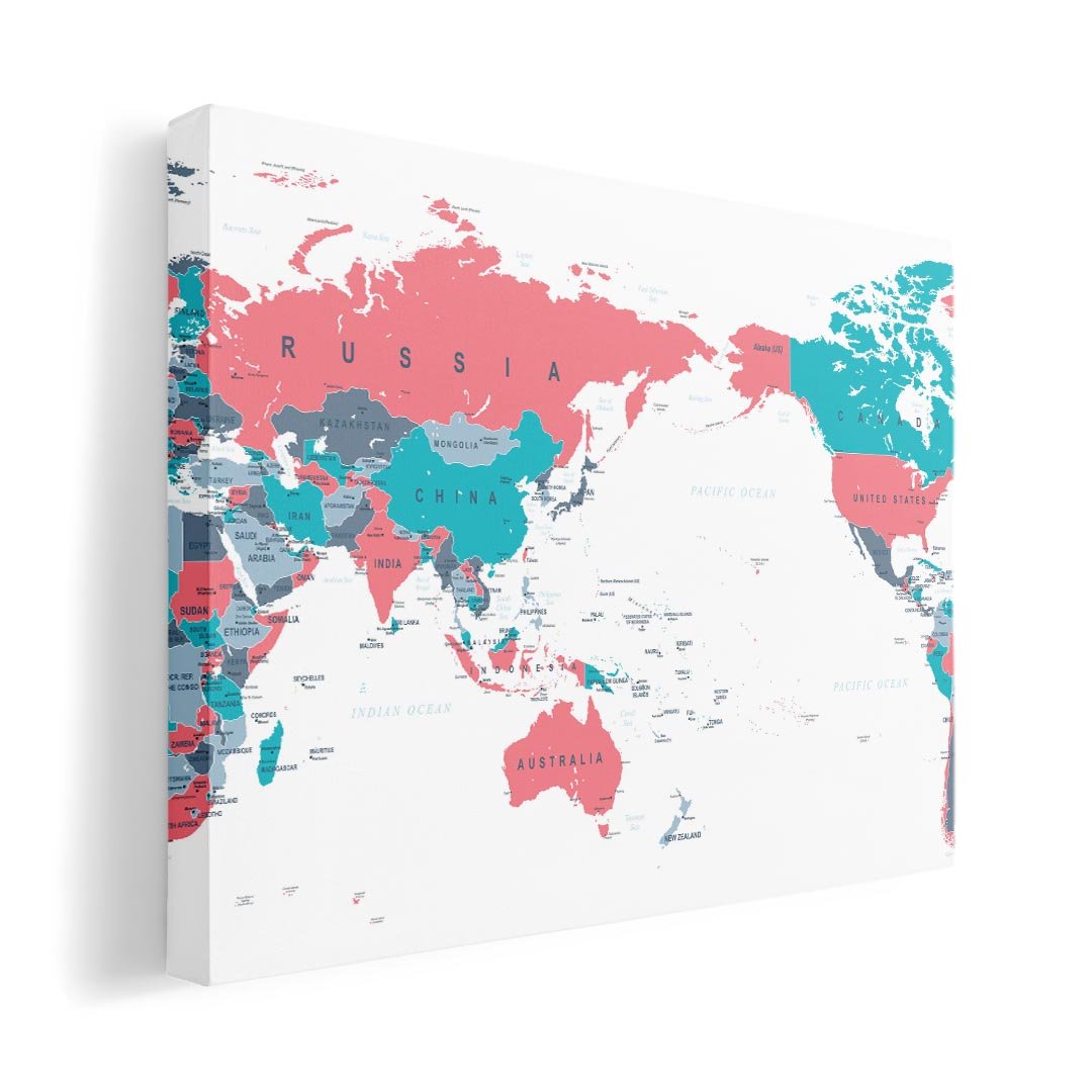 アートパネル 絵 絵画 飾り 選べるサイズ A1 A2 A3 A4 A5 六つ切り　正方形33 正方形45 モダン 玄関 写真 フォト インテリア おしゃれ 世界地図　wordmap　015954