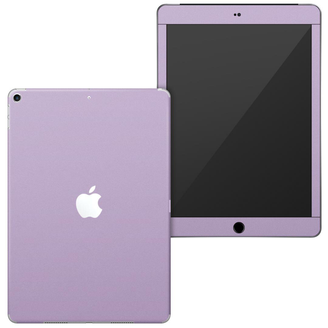 igsticker iPad6 第6世代 2018 専用 apple アップル アイパッド A1893 A1954 全面スキンシール フル 背面 液晶 タブレットケース ステッカー タブレット 保護シール 人気 009022 シンプル　無地　紫