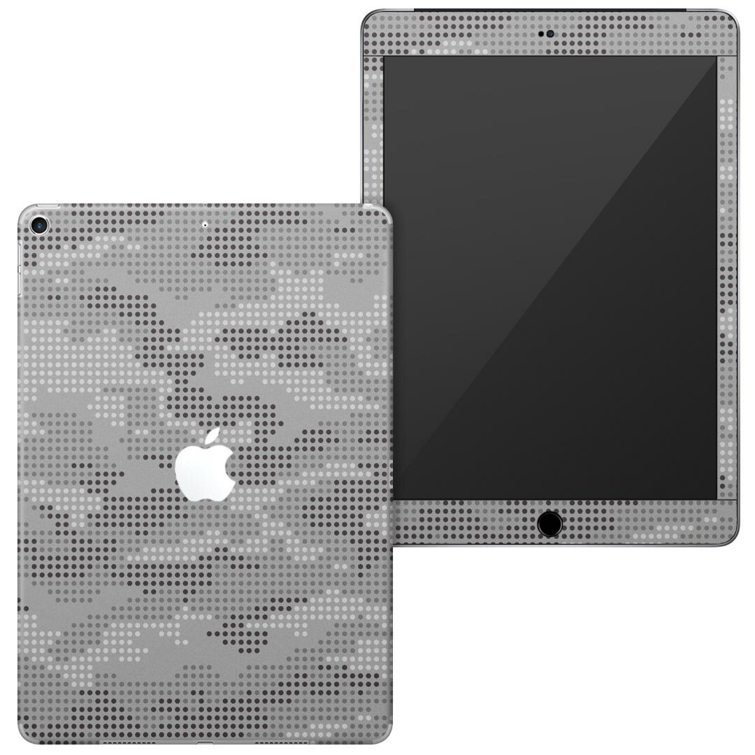 igsticker iPad6 第6世代 2018 専用 apple アップル アイパッド A1893 A1954 全面スキンシール フル 背面 液晶 タブレットケース ステッカー タブレット 保護シール 人気 011559 迷彩　模様　カモフラ