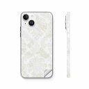 iPhone14 iPhone15 用 スキンシール 全面スキンシール フル 背面 側面 ステッカー 保護シール iphone14plus iphone14pro iphone14promax iphone15plus iphone15pro iphone15promax 各種対応 ダマスク 模様 000766