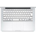 キーボード用スキンシール MacBook Air 13inch 2010 〜 2017 専用 キートップ ステッカー A1466 A1369 Apple マックブック エア ノートパソコン アクセサリー 保護 004273 白 シンプル 無地
