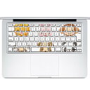 楽天e-Martキーボード用スキンシール MacBook Air 13inch 2010 〜 2017 専用 キートップ ステッカー A1466 A1369 Apple マックブック エア ノートパソコン アクセサリー 保護 013542 動物　可愛い　子供