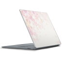 Surface Laptop ラップトップ 専用スキンシール Microsoft サーフェス サーフィス ノートブック ノートパソコン カバー ケース フィルム ステッカー アクセサリー 保護 000180 さくら ピンク 春