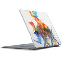 楽天e-MartSurface Laptop ラップトップ 専用スキンシール Microsoft サーフェス サーフィス ノートブック ノートパソコン カバー ケース フィルム ステッカー アクセサリー 保護 011663 動物　アニマル　水彩